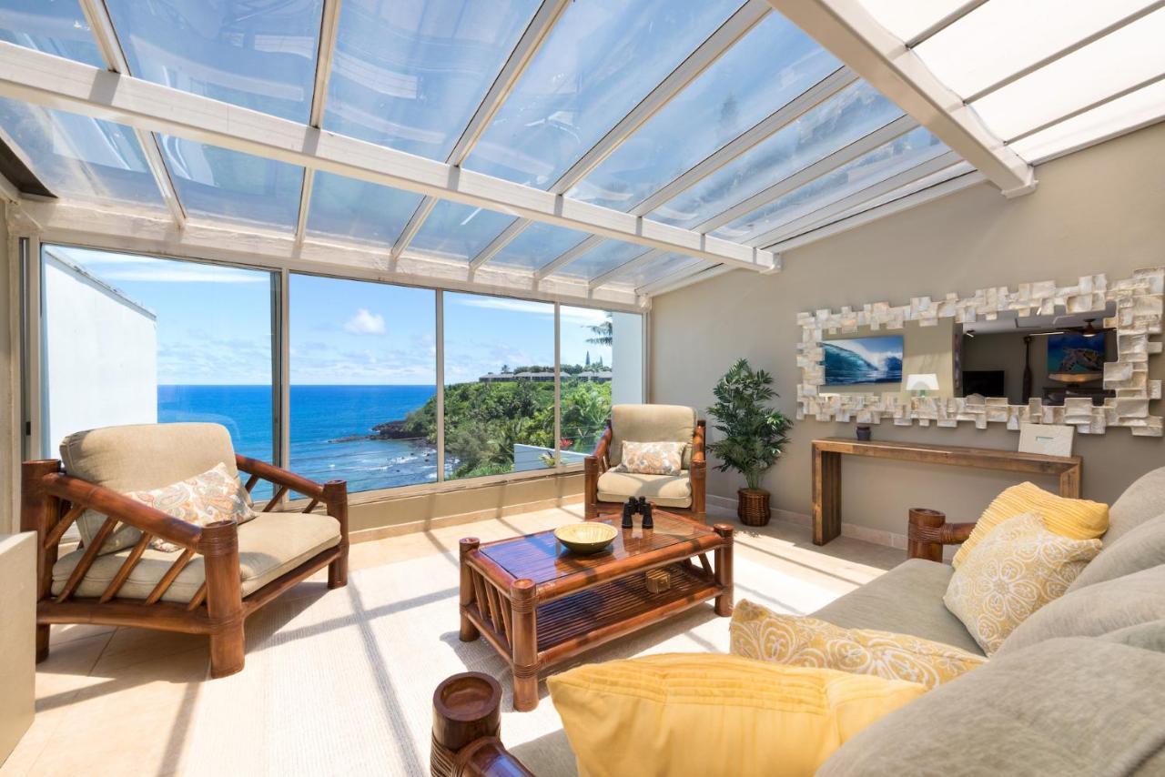 פרינסוויל Puu Poa Ocean Bluff Condo, Incredible Views, Walk To Beaches, Pool & Tennis מראה חיצוני תמונה