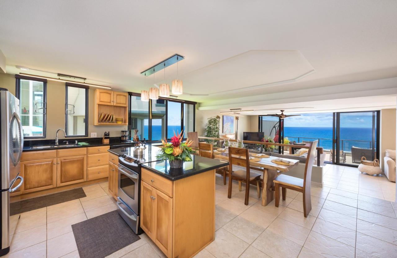 פרינסוויל Puu Poa Ocean Bluff Condo, Incredible Views, Walk To Beaches, Pool & Tennis מראה חיצוני תמונה